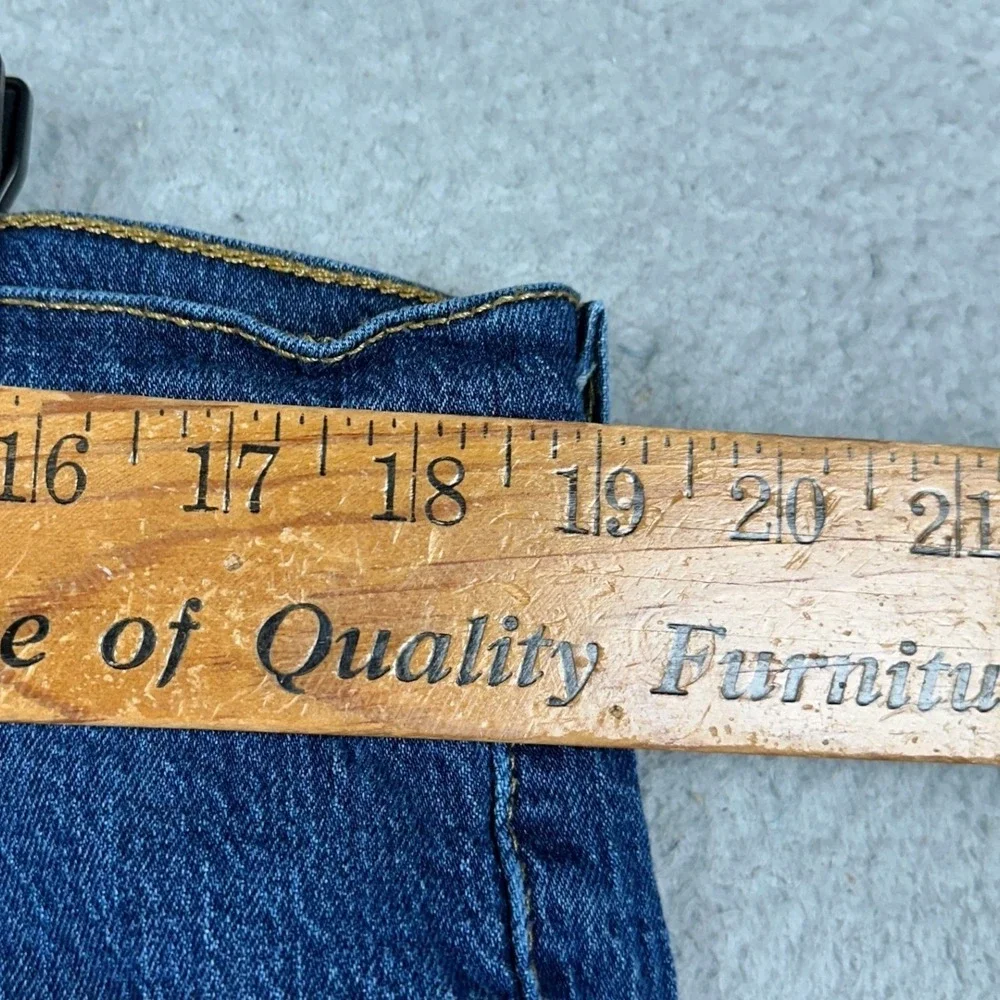 Levis 541 Jeans Mens 38X29 Blue Athletic Fit Tapered Distressed Stretch Denim